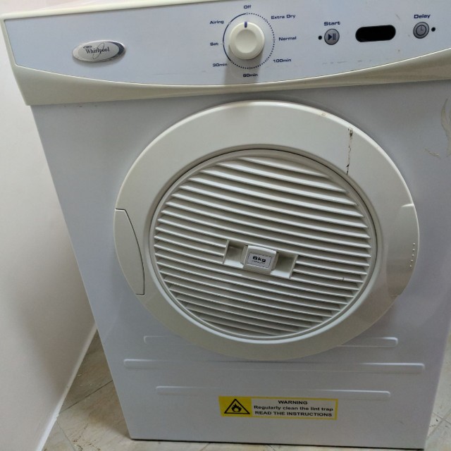 Whirlpool Dryer AWD60A, TV & Home Appliances, Washing Machines and