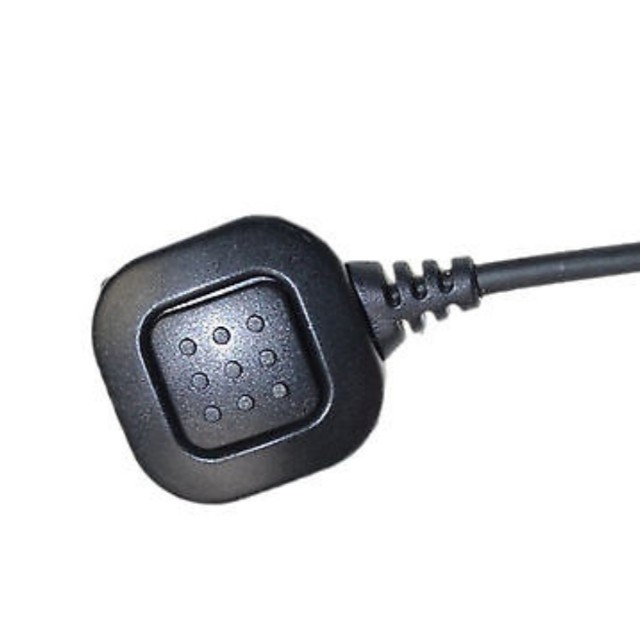 HQRP Hands Free Headset PTT Throat Mic for Baofeng BF-888 BF-888S BF-999 BF-999S