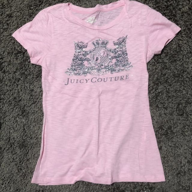 Juicy Couture Authentic Pink T Shirt Women S Fashion Clothes