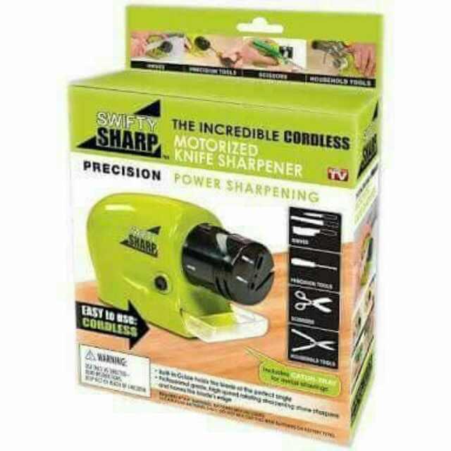 Knife sharpener (Category: Knives & Chopping Boards) located in Taguig. Submitted by affordshopz (Listing ID 143596230, Image 3). Description: YES COD is available on my shop! VISIT MY ACCOUNT for more AFFORDABLE items! 😊 Dito presyong DV!! 😂 I'm available for shipping this is brand new! RESELLER ARE WELCOME!! #flymetoSG.