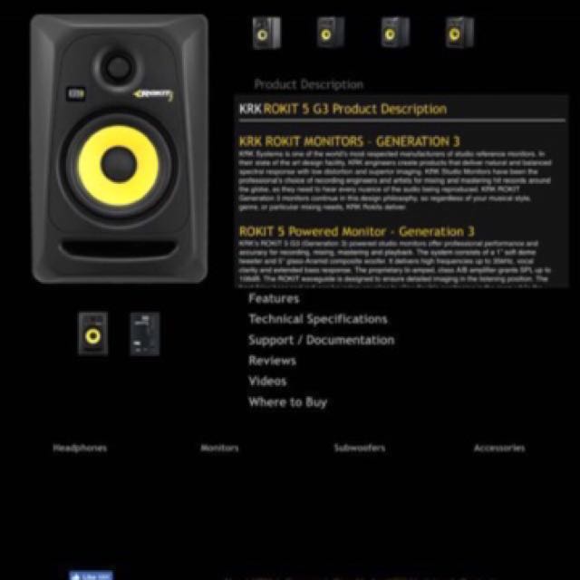 Rokit rk5 store