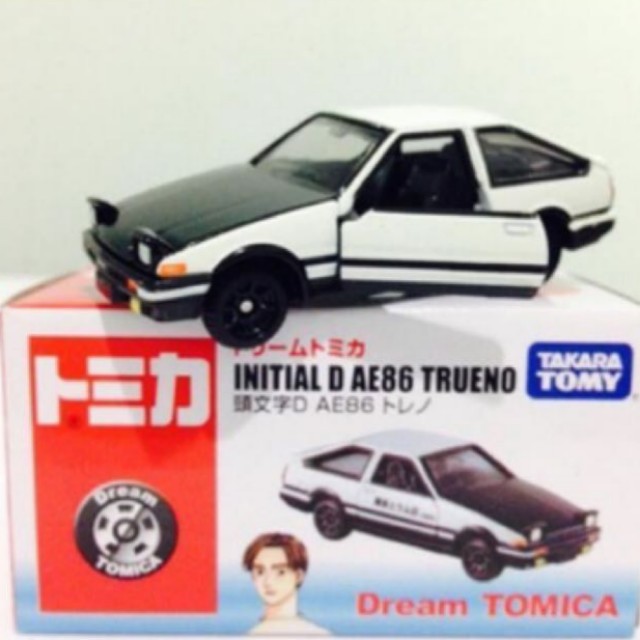 TOMICA #145 INITIAL D AE86 TRUENO SCALE NEW IN BOX DREAM TOMICA SERIES