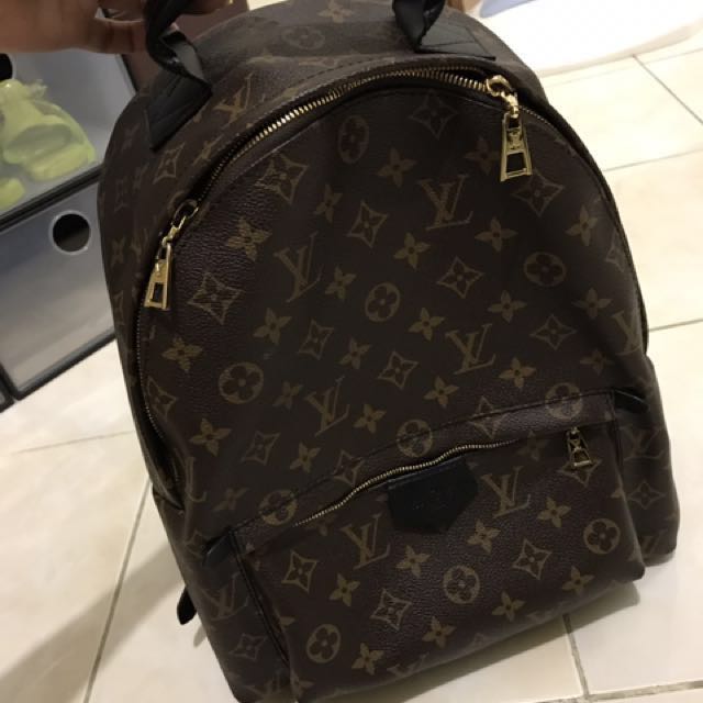 Louis vuitton palm springs backpack top quality replica, Women&#39;s Fashion, Bags & Wallets on ...