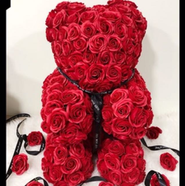 luxury rose bear