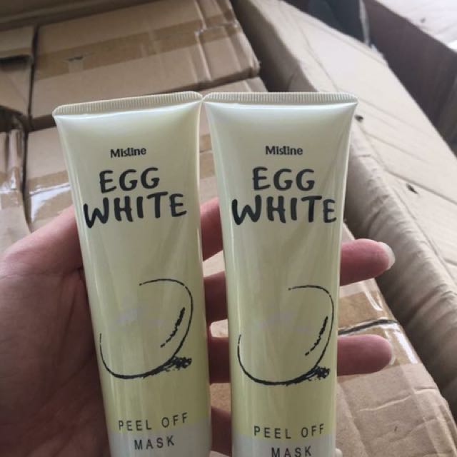 Mistine Egg White Peel Off Mask Health Beauty Skin Bath Body On Carousell