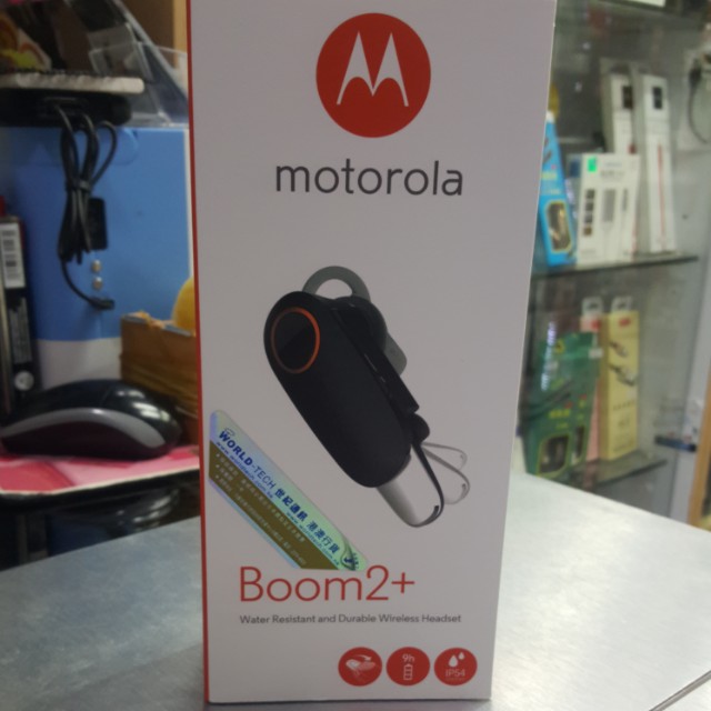 Motorola Boom2 Water Resistant and Durable Wireless Headset Carousell