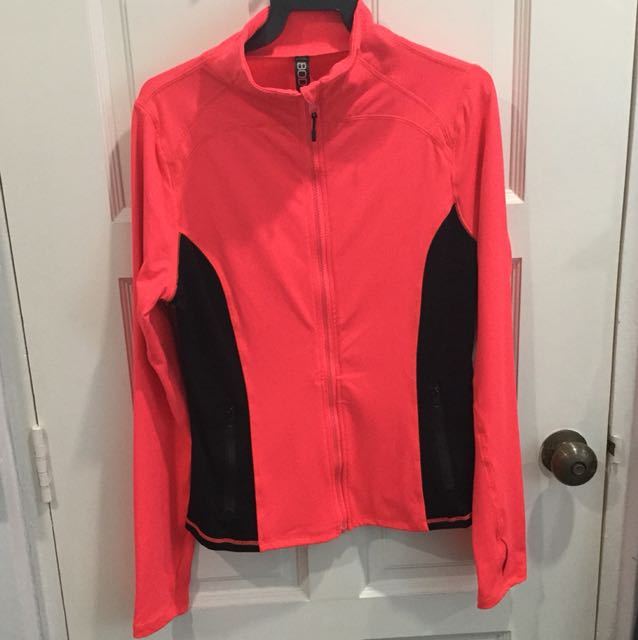Neon Pink Sports Jacket, Women's Fashion, Coats, Jackets and Outerwear ...