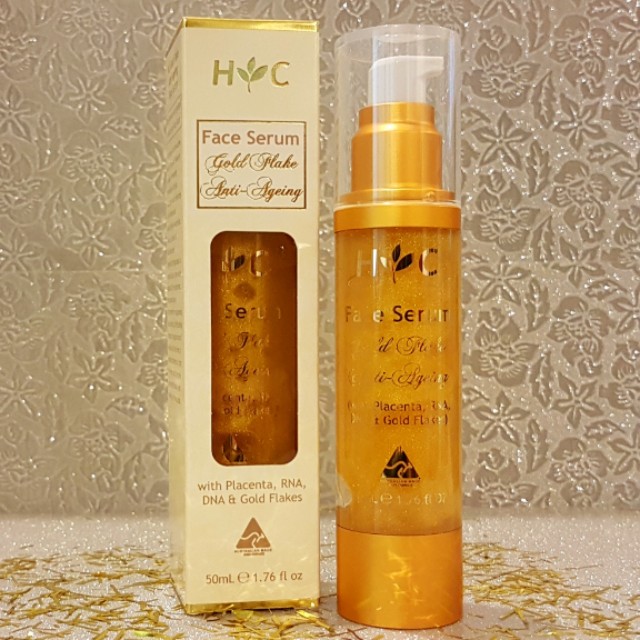 gold flake serum