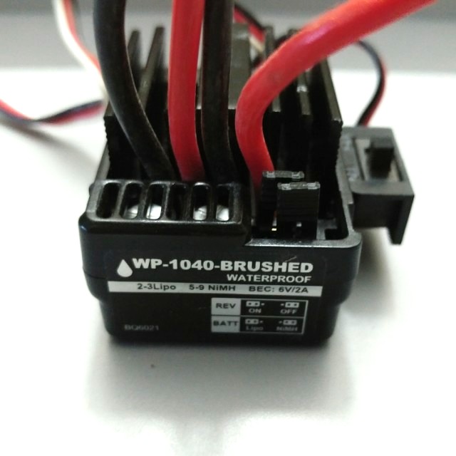 Original Hobbywing Wp-1040-brushed Waterproof and Motor 550SH-8020DF 7 ...