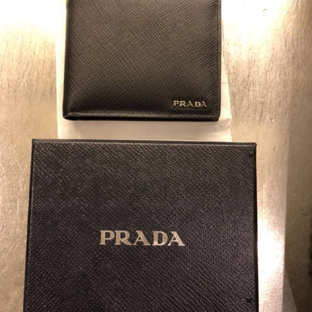 Prada Leather Wallet (AUTHENTIC) actual price $570 (with receipt), Men ...