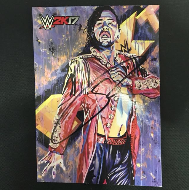 Shinsuke Nakamura Signed WWE 11x17 Photo (ACOA)