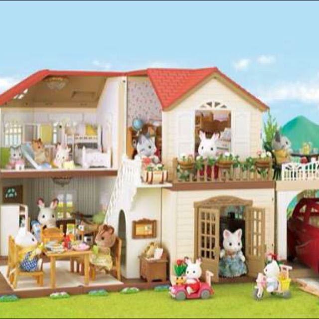 maple manor sylvanian families gift set