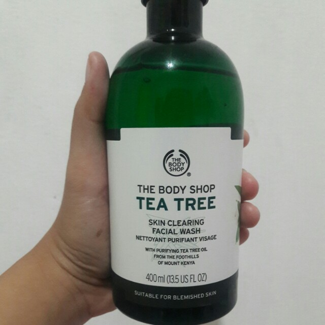 harga the body shop tea tree skin clearing facial wash