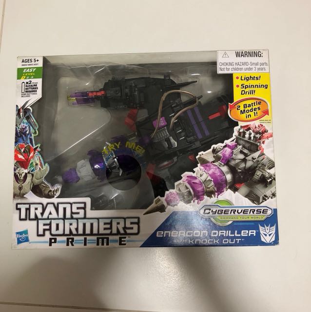 transformers prime energon driller, Hobbies & Toys, Toys & Games on