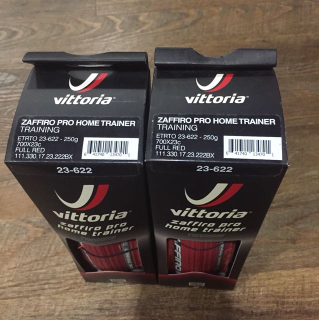 Vittoria Zaffiro Pro Home Trainer Fietsband - Rood Voor Rollen En Turbotrainers