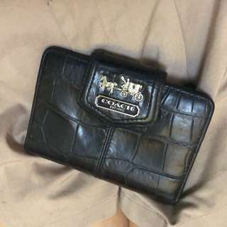 ✨正牌 黑色Coach✨「真皮 」皮夾