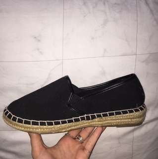 Black espadrilles