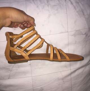 Brown sandals
