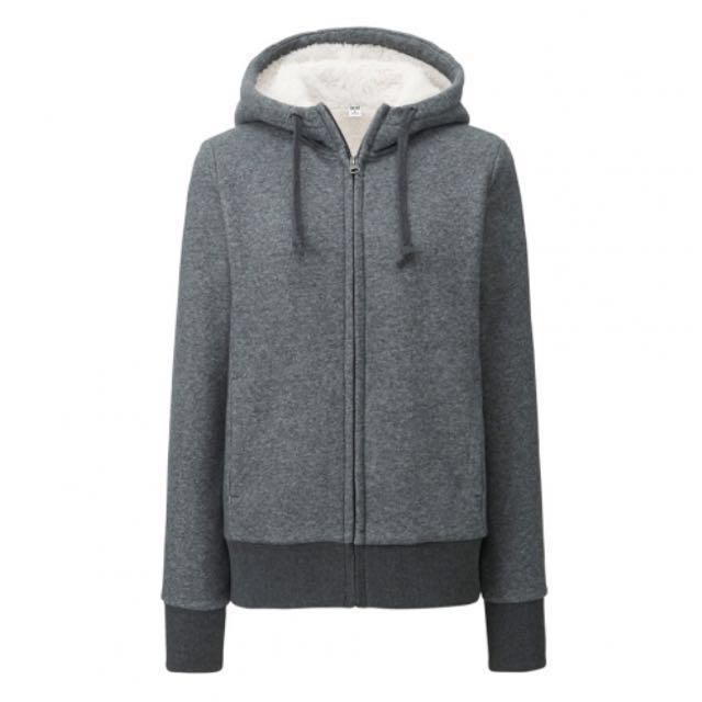 uniqlo fleece lined hoodie