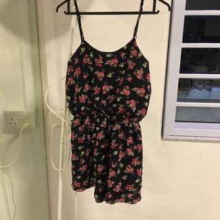 $17 fast deals black floral romper