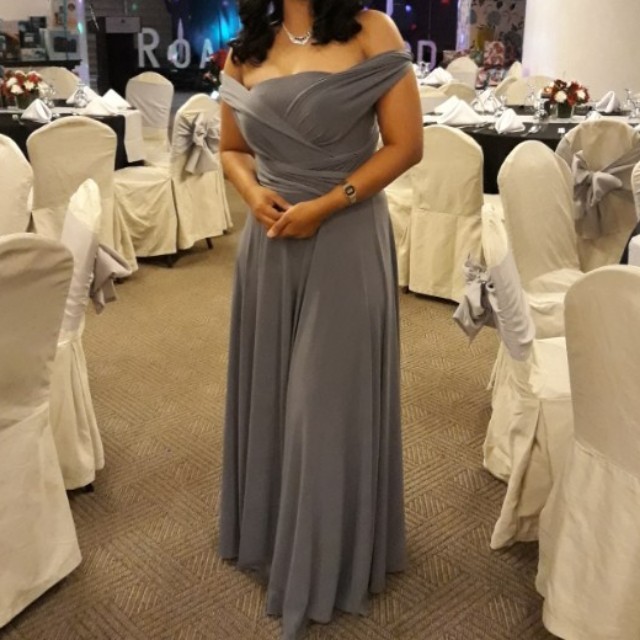 Ash gray gown clearance
