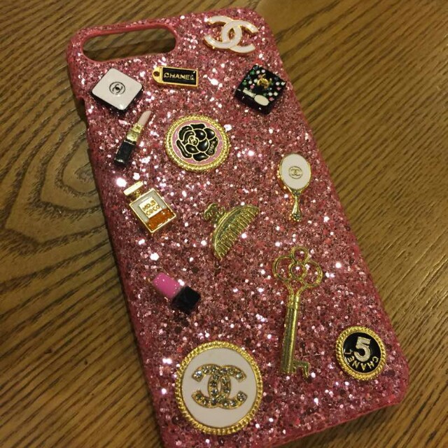 GLITTER PINK IPHONE CASE, Mobile Phones & Gadgets, Mobile & Gadget Accessories, Cases & Covers on