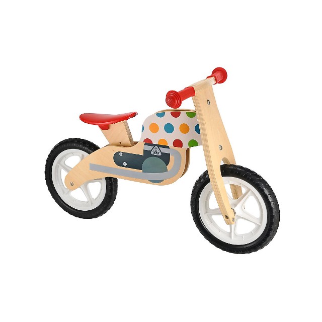 elc wooden balance bike