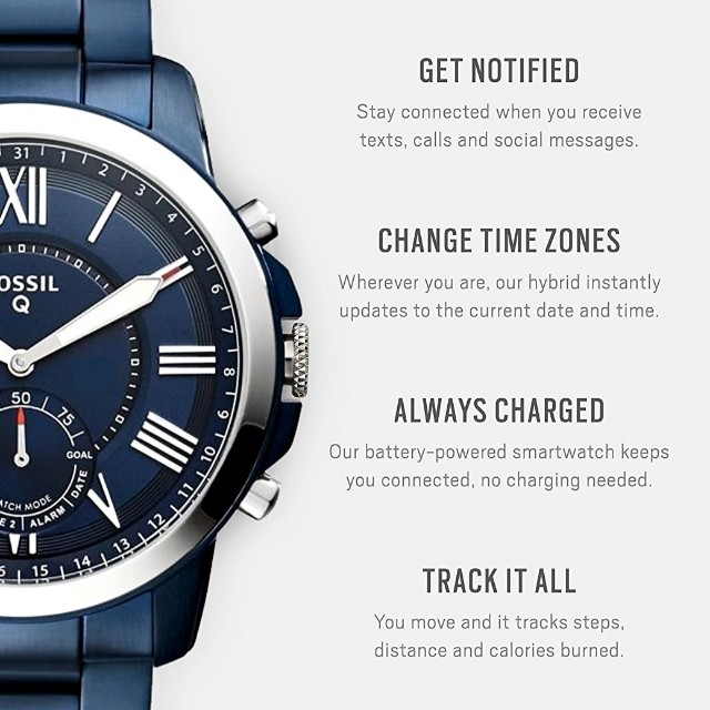 Q grant clearance hybrid watch
