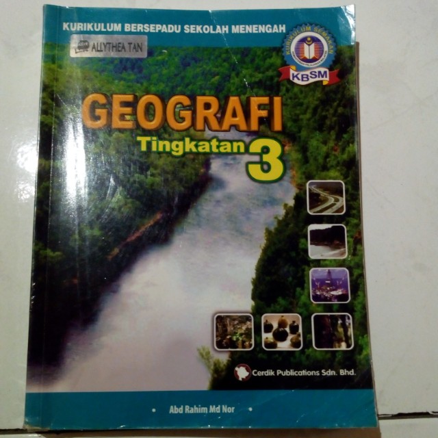 Geografi Tingkatan 3 Textbooks On Carousell