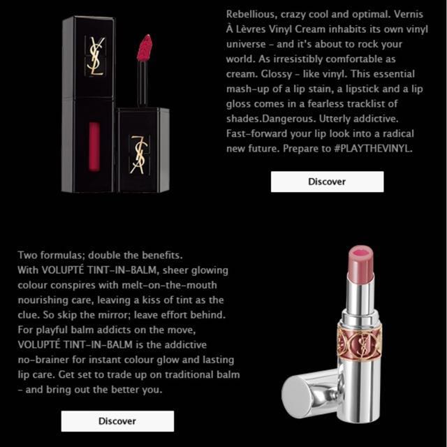 Help to buy! YSL beauty lipstick with free engraving service, Beauty