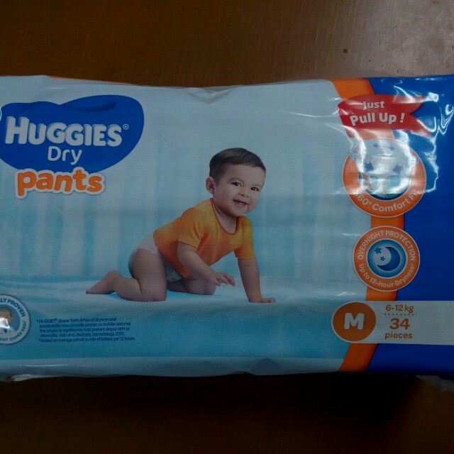 huggies pants m size