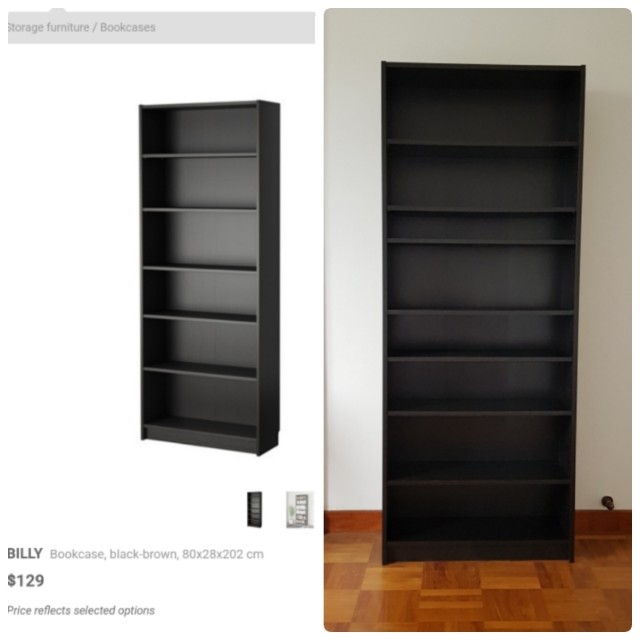Ikea Billy Bookcase Furniture Shelves Drawers On Carousell