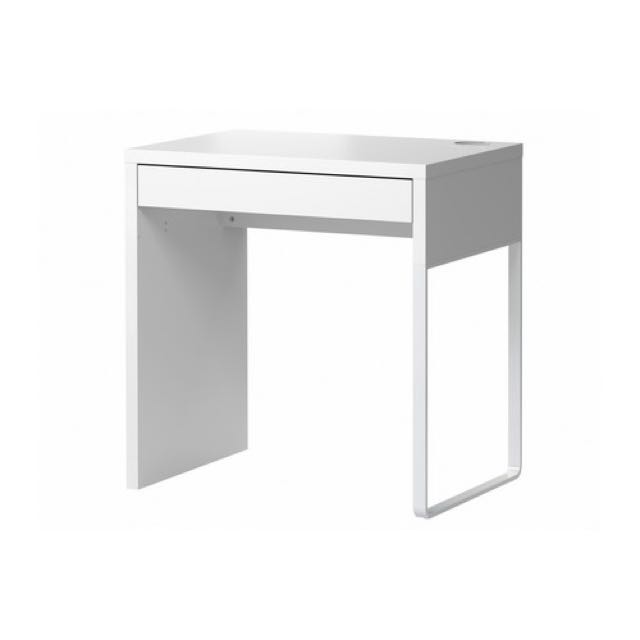 IKEA Study Table (Category: Tables & Sets) located in Singapore. Submitted by prof_gemstone (Listing ID 143651237, Image 1). Description: The desk of the picture One is 25 ( retail price 89) condition:9/10 The desk of the picture Two is 45( retail price 139) condition:8/10 The desk of the picture Three is 70(with four chairs)( retail price 140) condition:9/10 The desk of the picture is 100( retail price 480) and it’s solid wood condition:8.5/10 S