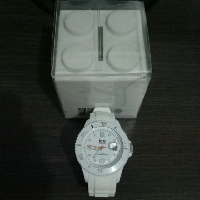 Jam Tangan Ice Watch White Original Fesyen Pria Jam Tangan Di Carousell