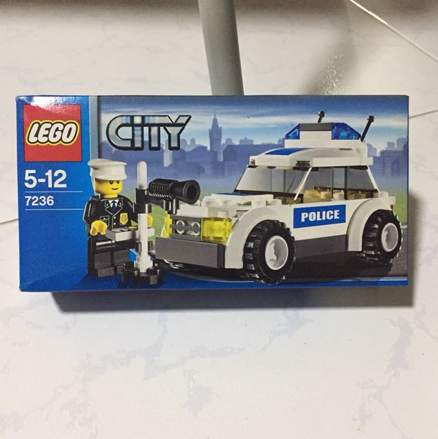 Lego City 7236 Police Car Toys Games Bricks Figurines On