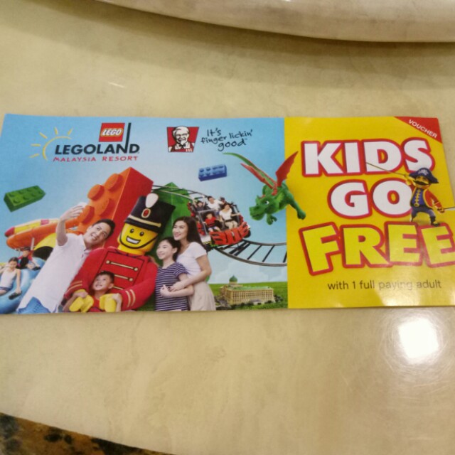 Legoland Voucher, Tickets & Vouchers, Vouchers on Carousell