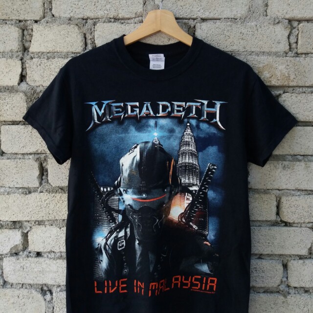 Megadeth Live Malaysia Tour Men S Fashion Clothes On Carousell