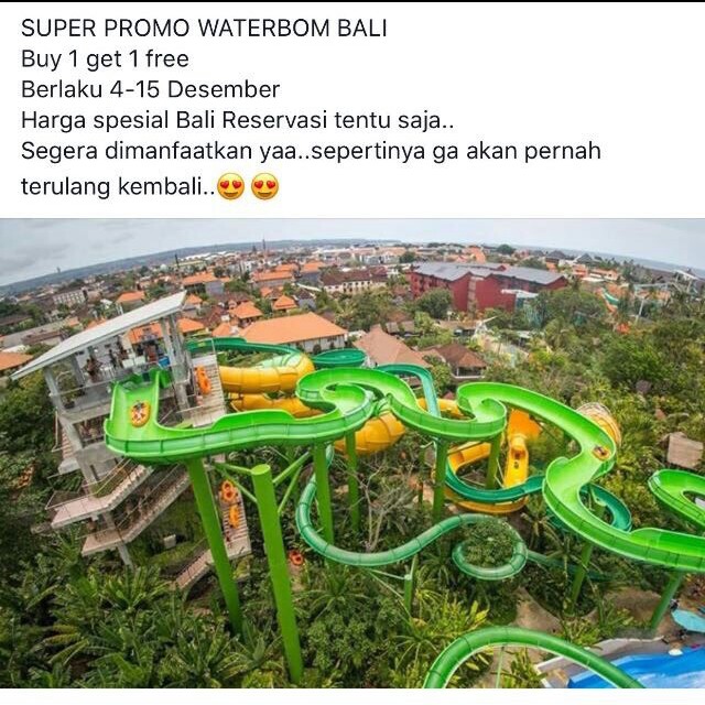 Paket Promo Buy 1 Get 1 Free Waterboom Bali Tiket Voucher Objek Wisata Di Carousell Tembakan balon air dan targetkan ke arah lubang. paket promo buy 1 get 1 free waterboom bali