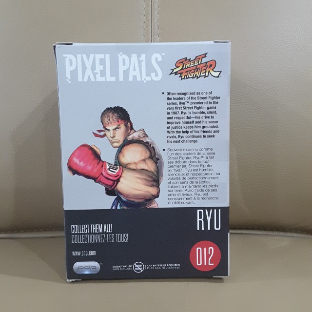 PDP Pixel Pals Capcom Street Fighter Ryu Collectible Lighted Figure ...