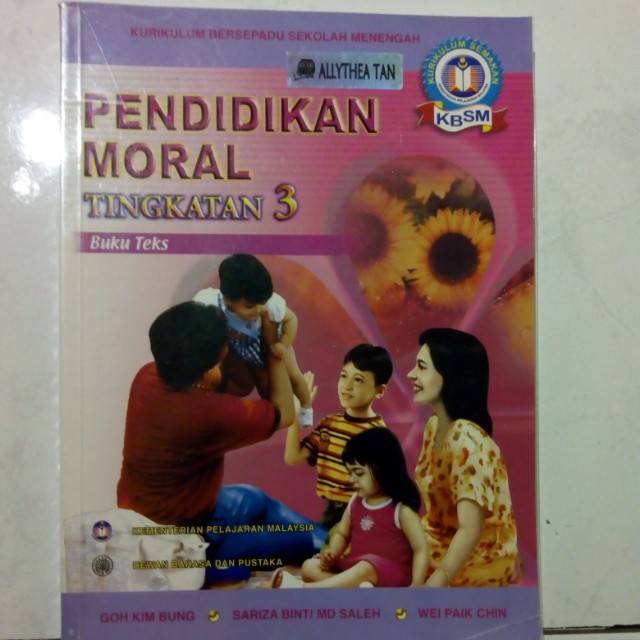 Pendidikan Moral Tingkatan 3 Textbooks On Carousell