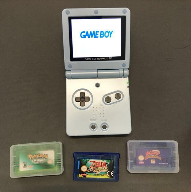 Refurbished Gameboy Advance Sp With 3 Games Video Gaming Video Game Consoles Others On Carousell And, similarly, game boy advance sp is backward compatible, allowing use with virtually all games and accessories previously released in instead, our system considers things like how recent a review is and if the reviewer bought the item on amazon. refurbished gameboy advance sp with 3 games