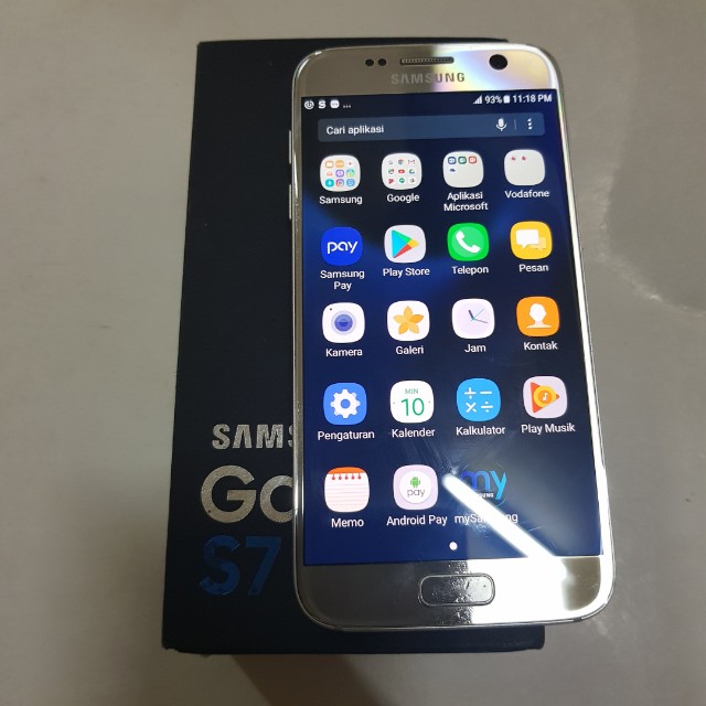 s7 flat silver