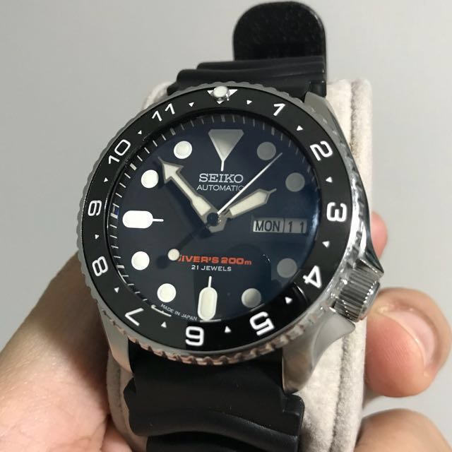 Seiko Skx007j Gmt Dual Time Mod Men S Fashion Watches On Carousell