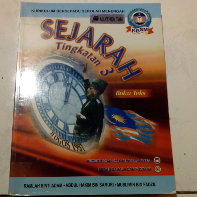 Sejarah Tingkatan 3 Textbooks On Carousell