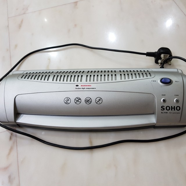 SOHO A3 LAMINATOR, Everything Else on Carousell