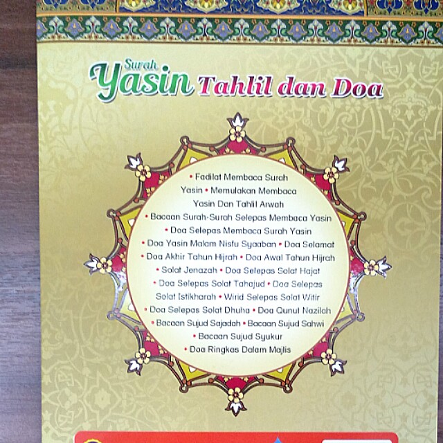 Tahlil Ringkas Dan Doa Selamat / Download Pdf Doa Selamat Dan Tahlil