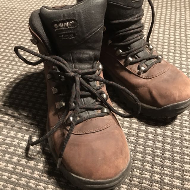 sturdy hiking boots
