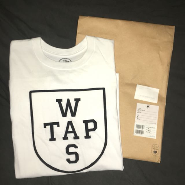WTAPS Shield Tee (Category: Tshirts & Polo Shirts) located in Kuala Lumpur. Submitted by brucewaynegaragesales (Listing ID 143667036, Image 1). Description: WTAPS Shield T-Shirt Condition : New Size : M Price : RM550.
