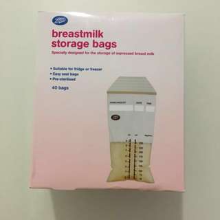 Brand New Boots Breastmilk Storage Bags