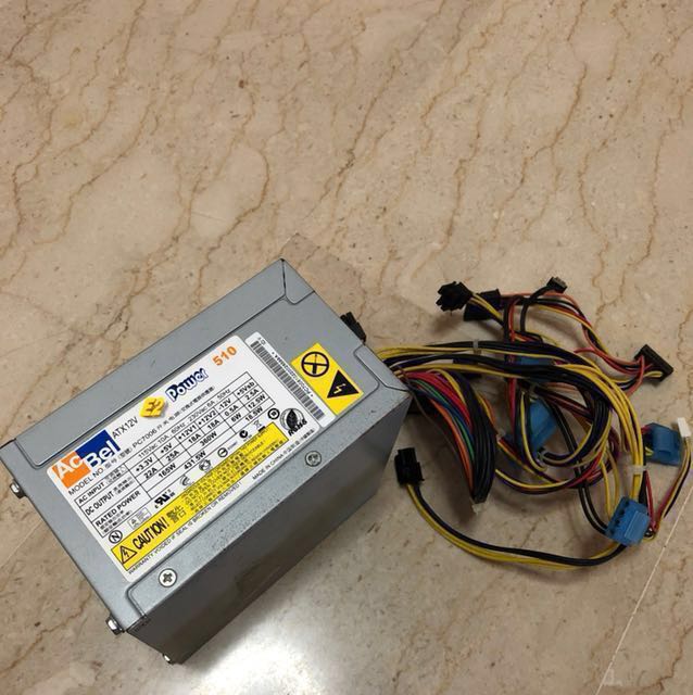 AcBel 450W Power Supply Unit (PSU), Computers & Tech, Parts ...